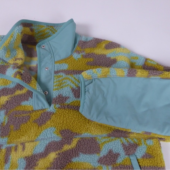 The North Face Camo Cragmont 1/4 Snap Jacket Relaxed Fit Fleece NWT Womens - Picture 6 of 9